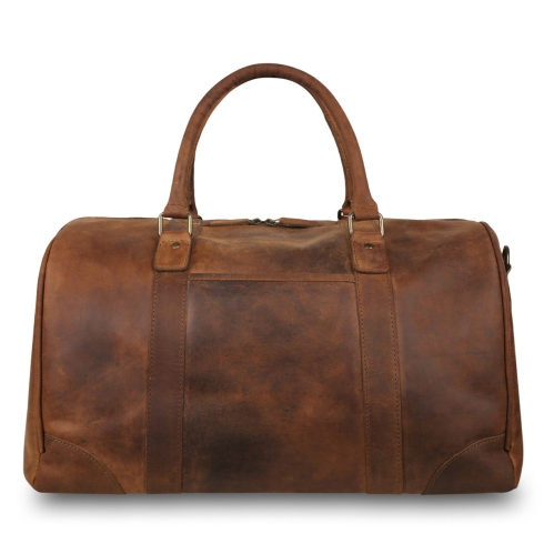 Дорожная сумка из кожи коричневого цвета Ashwood Leather Jayden Tan